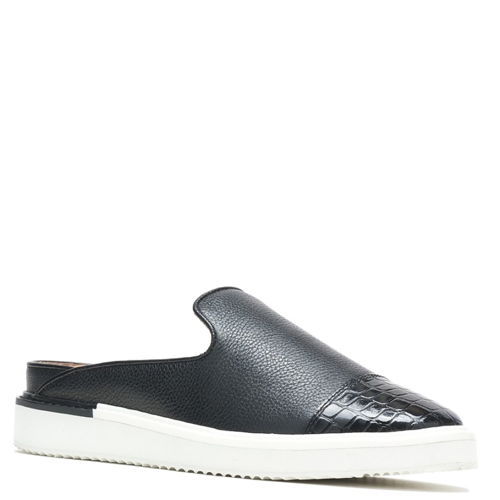 Hush Puppies Black Sabine Mule 10W - wide
